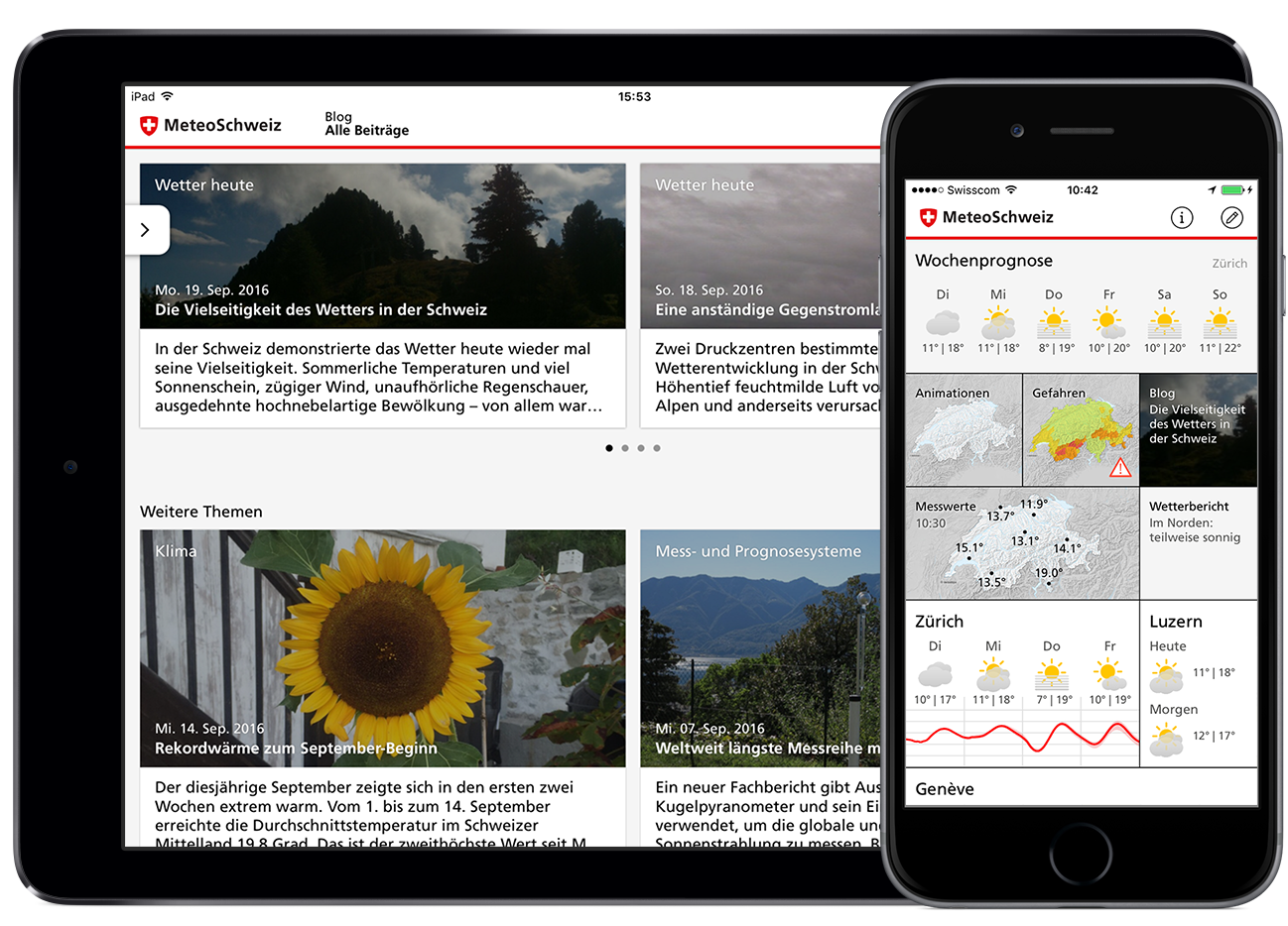 Alarmmeldungen kommen neu auch über die Wetter-App