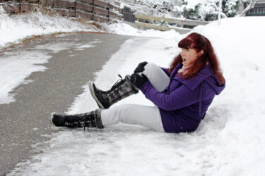 Go slowly: Tips for slippery conditions
