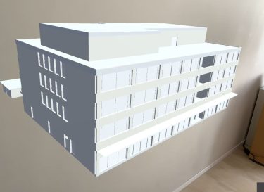 AR makes new buildings visible and tangible
