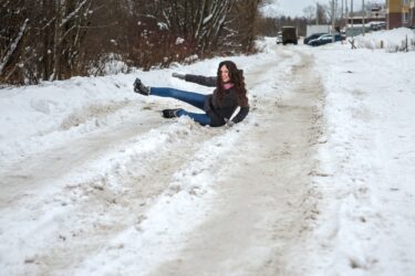 More and more people have accidents in winter